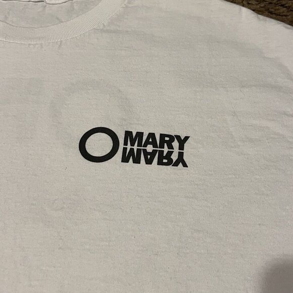 Mary Mary Marijuana Weed Bud T-Shirt White XLarge - Picture 4 of 4